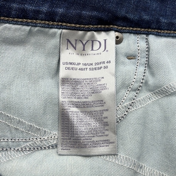 NYDJ Briella Short Roll Cuff NWT Shorts Size 16 - Picture 14 of 16